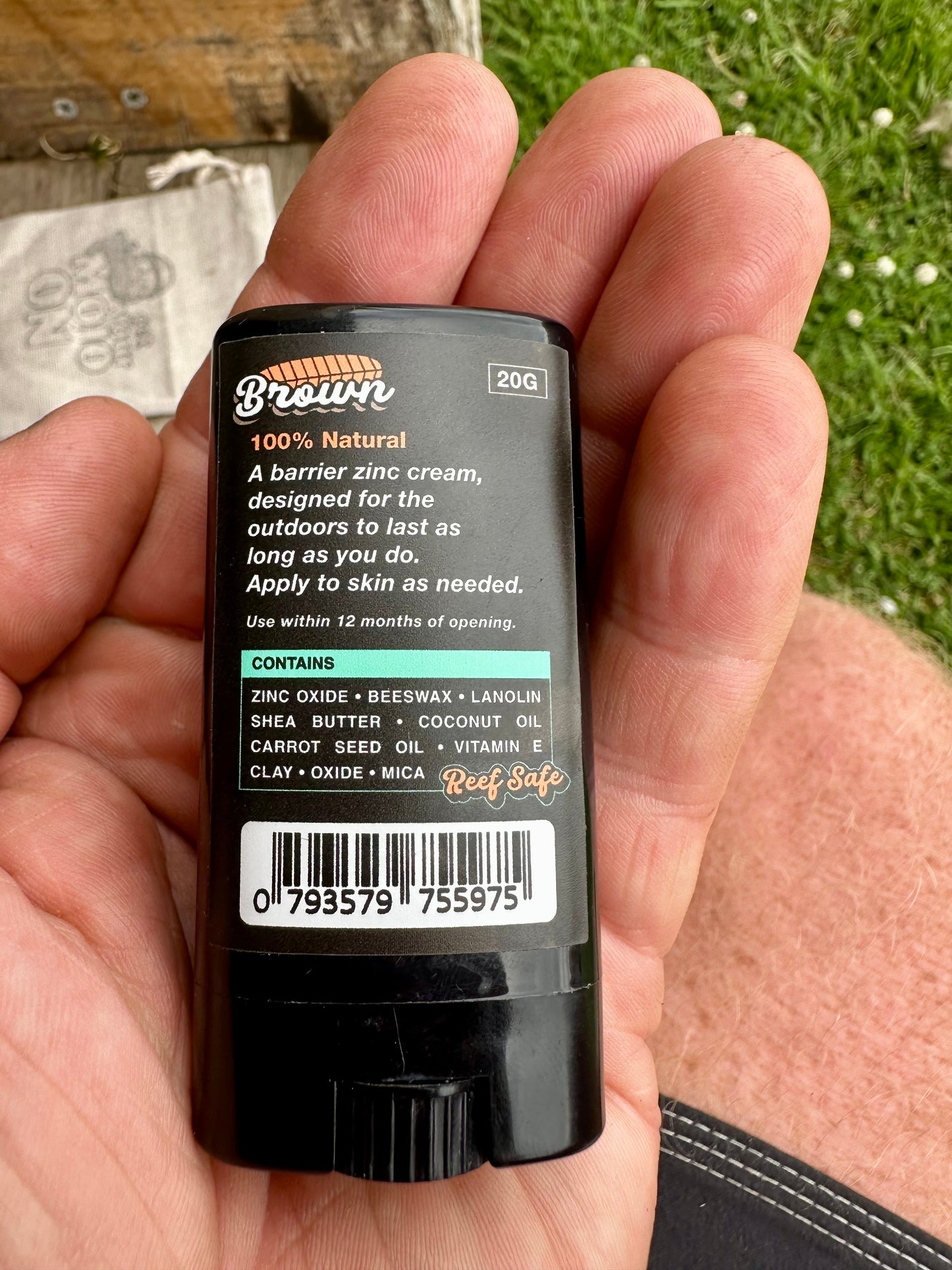 Mojo zinc - Stick - Brown, 20g