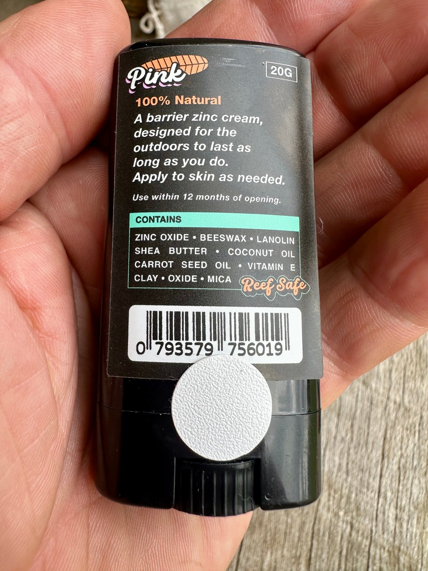 Mojo zinc - Stick - Pink, 20g
